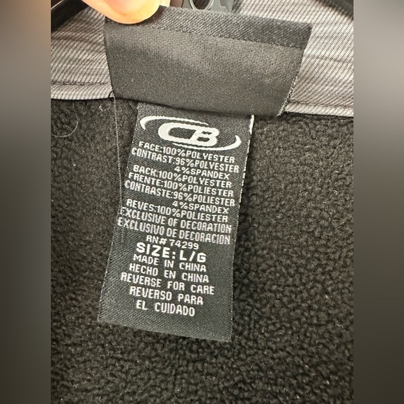 CB mens jacket, gray tones, size large, great condition - Picture 9 of 12